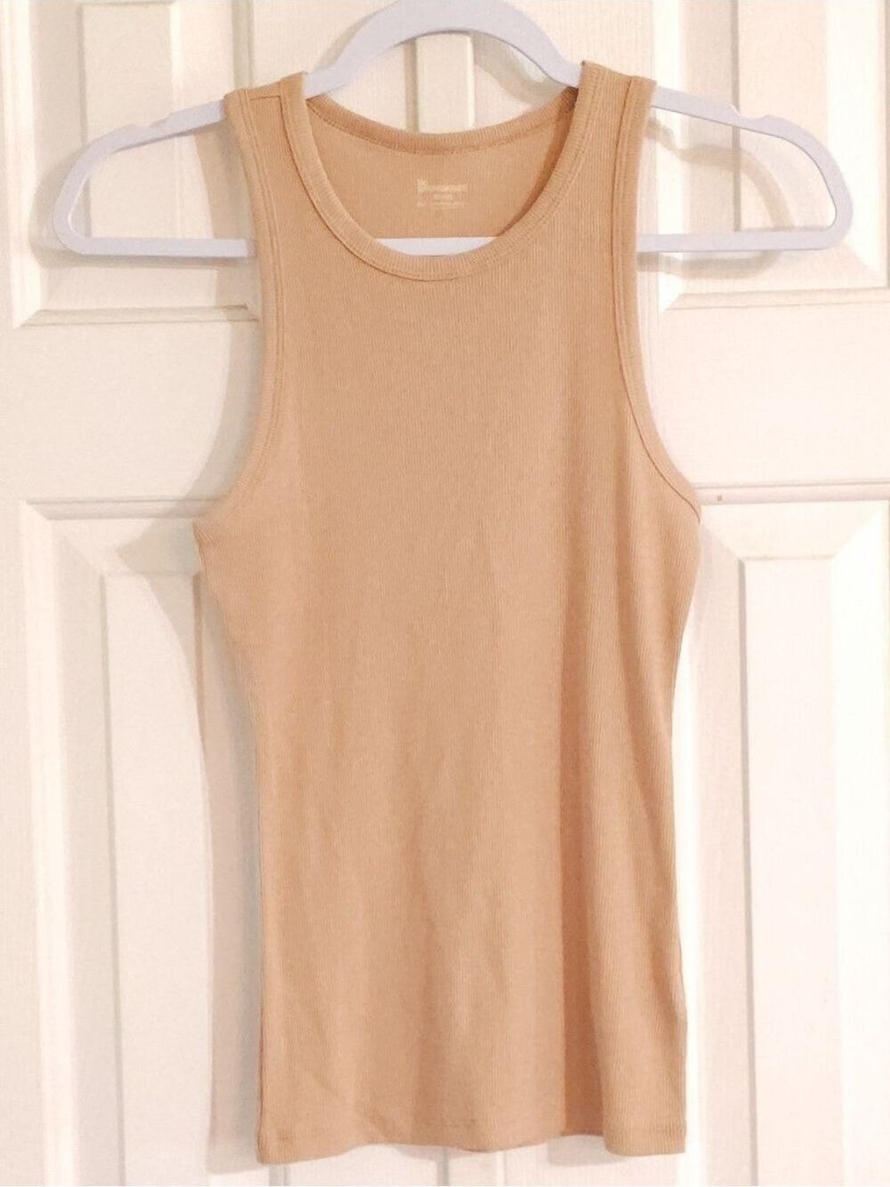 3 For $10 No Boundaries Beige Ribbed Tank Top Size XS (0-2)